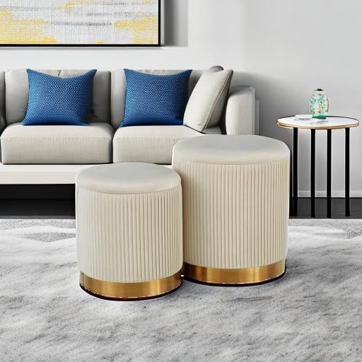🧸 Cozy Storage Ottoman 🗄️ | Soft Seat Cube 🛋️ | Hidden Storage Box ✨ | Home Decor Must-Have 🌿