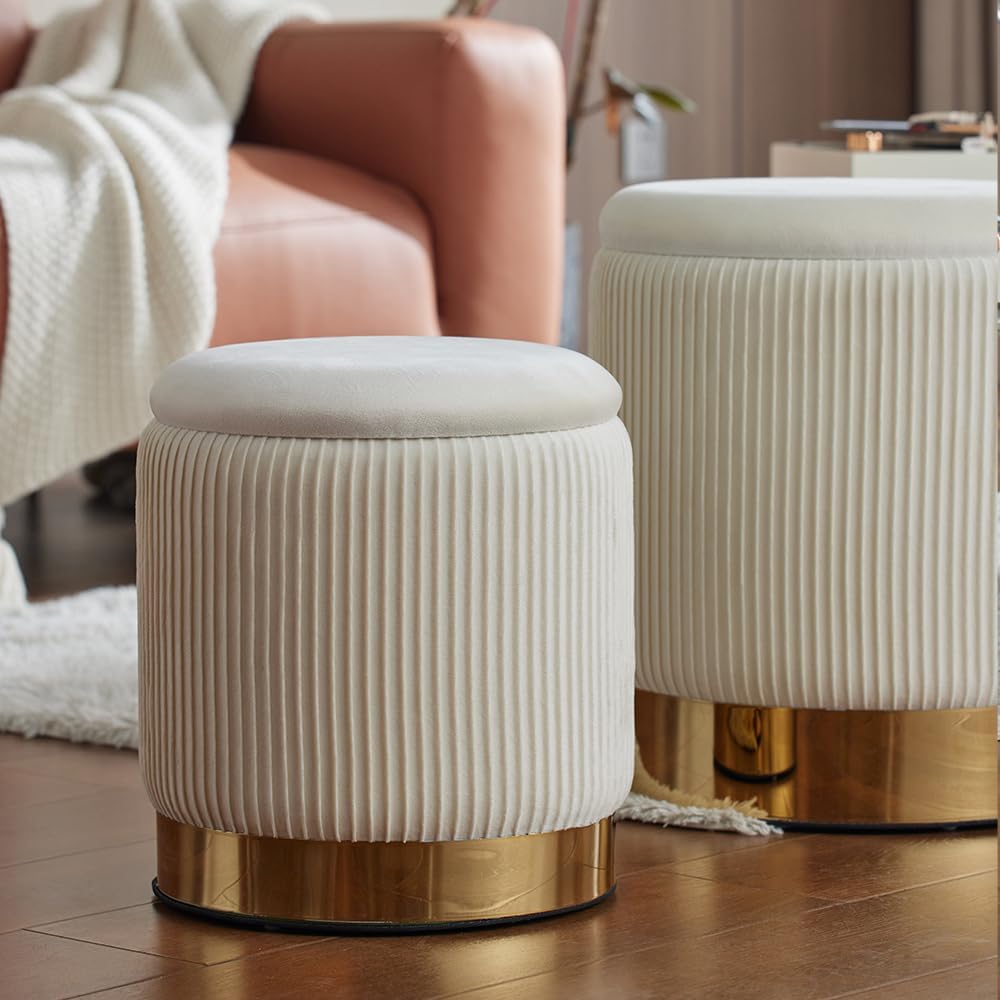 🧸 Cozy Storage Ottoman 🗄️ | Soft Seat Cube 🛋️ | Hidden Storage Box ✨ | Home Decor Must-Have 🌿
