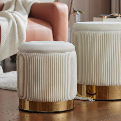 🧸 Cozy Storage Ottoman 🗄️ | Soft Seat Cube 🛋️ | Hidden Storage Box ✨ | Home Decor Must-Have 🌿