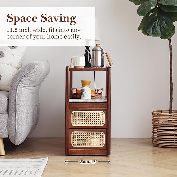 Modern Bedside Nightstand 🛏️✨📦