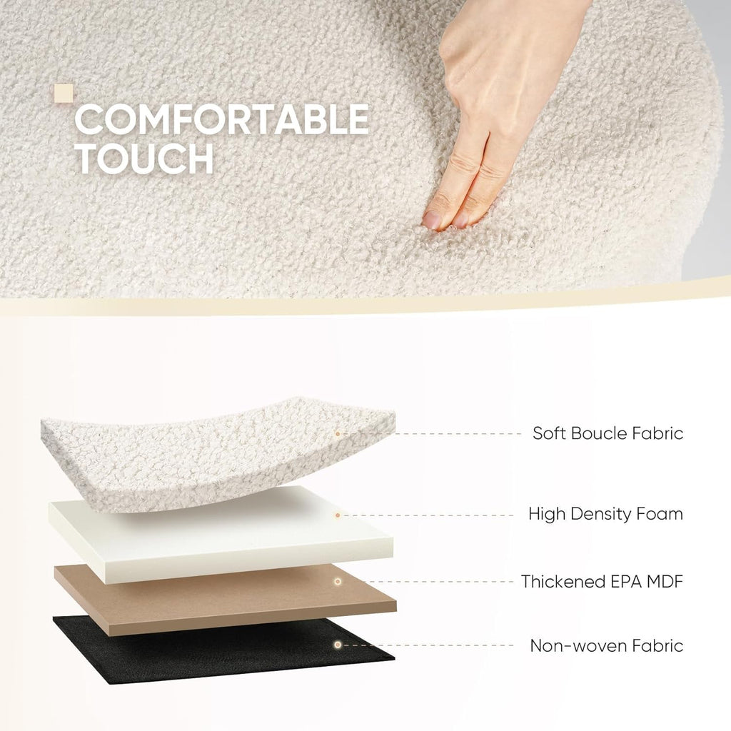 🟤✨ Foldable Storage Ottoman 🪑 Multifunctional Seat & Organizer 🏡💫