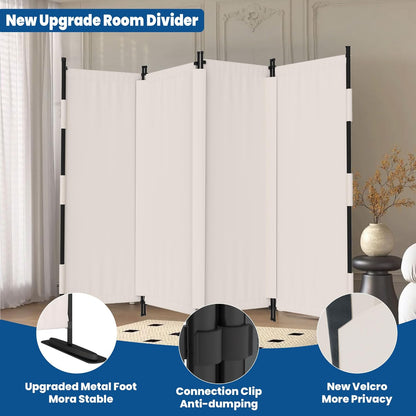 🪵✨ Folding Room Divider Screen 🌿 Privacy Partition Panel 🏡💫