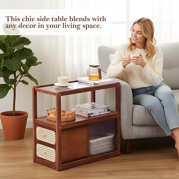 Modern Bedside Nightstand 🛏️✨📦