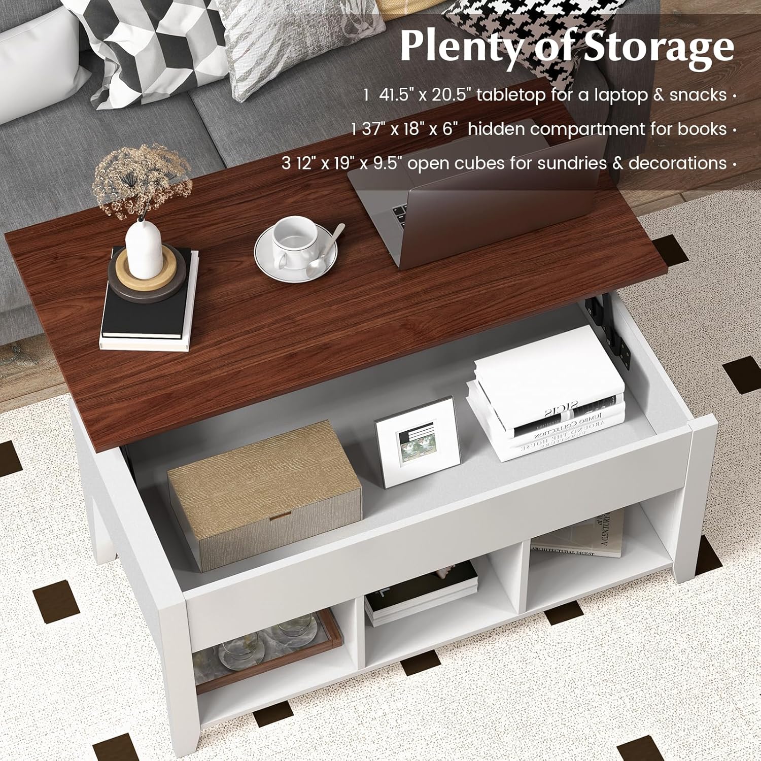 Cozy Foldable Storage Ottoman 🪑✨🧸